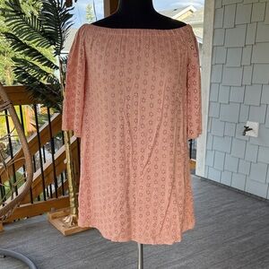 KOY Resort | Off the Shoulder Mini Eyelet Dress